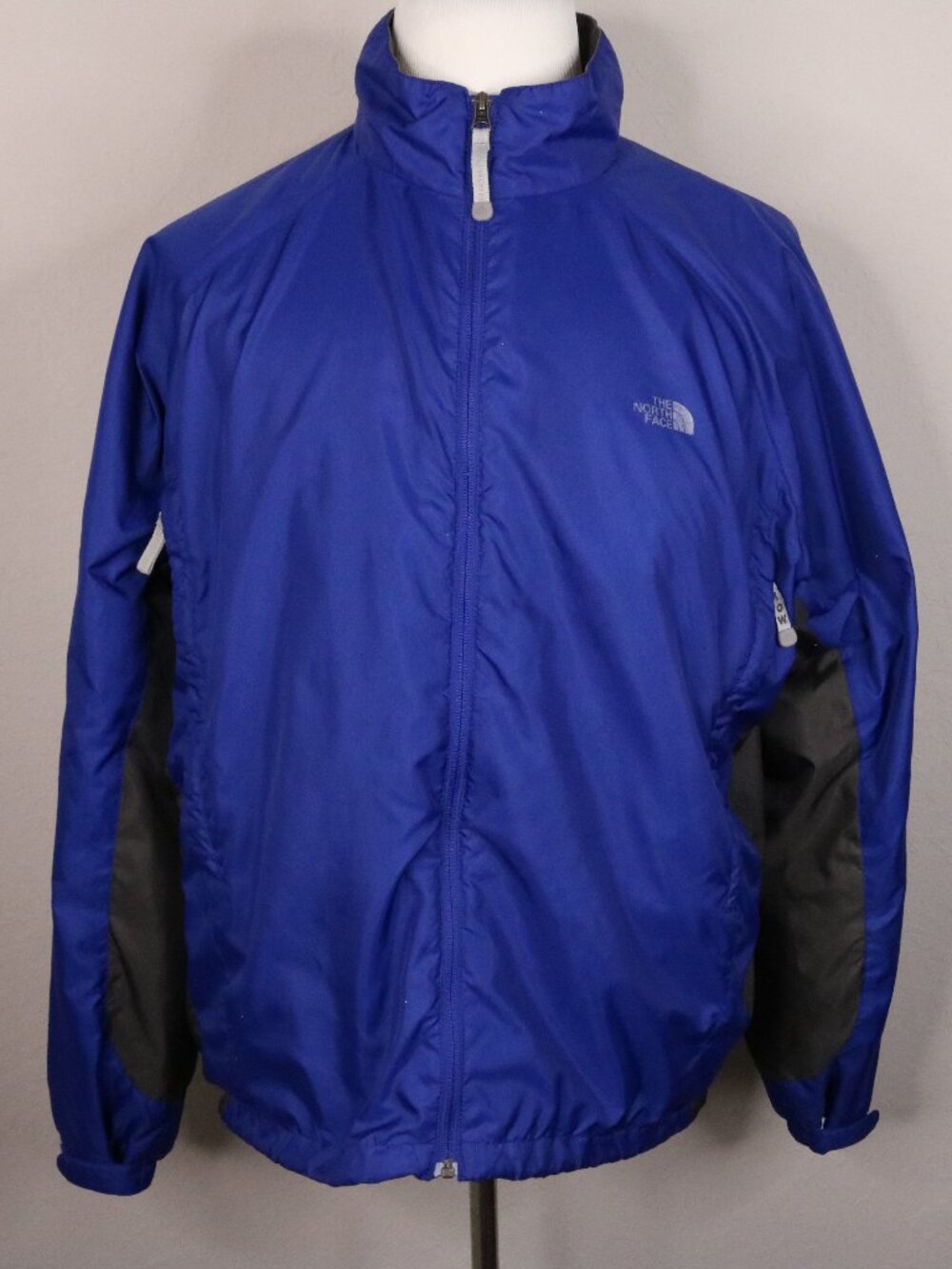 The North Face Zip Up Lightweight Jacket * XL Extra Large * STOW * Blue Gray
